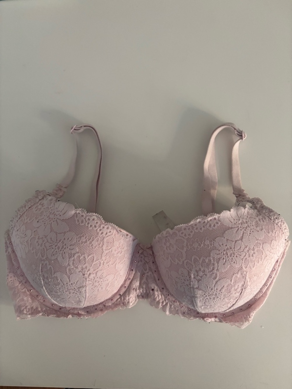 Victoria's Secret Pink Lace Push-Up Bra